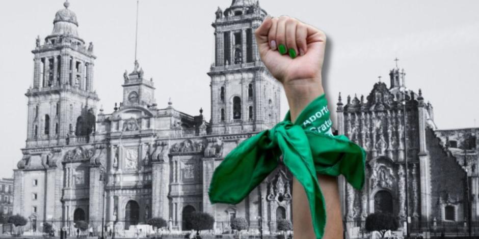 La Iglesia Católica se opone a la reforma que busca eliminar el delito de aborto en la Ciudad de México.