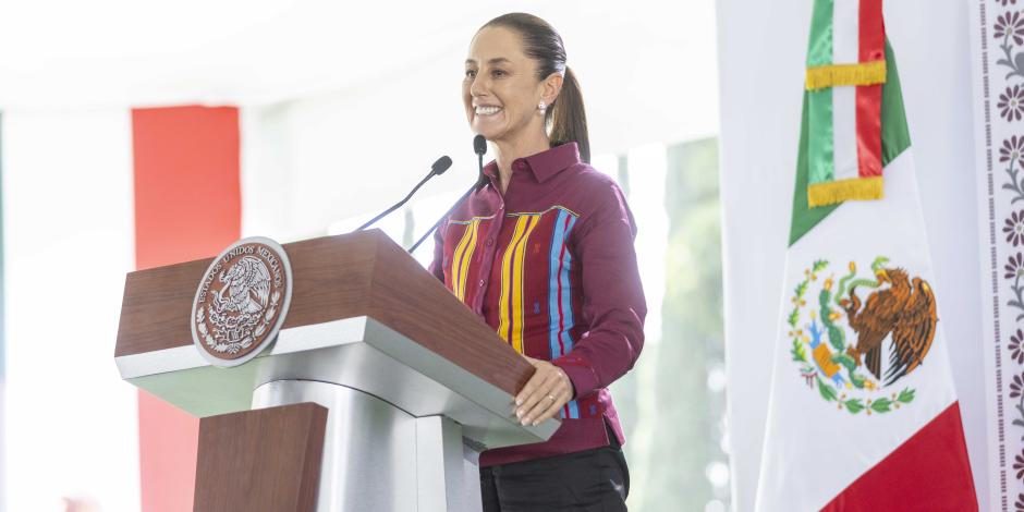 Claudia Sheinbaum, Presidenta de México.