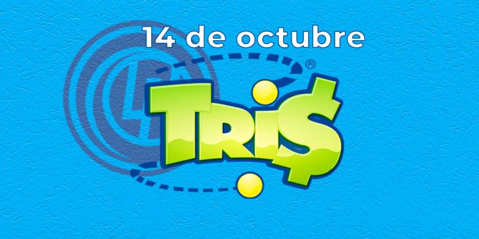 Resultados del Tris de hoy 14 de octubre del 2024.