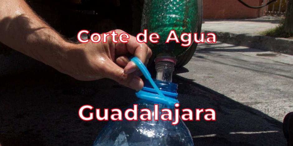 El SIAPA anunció un nuevo corte de agua en Guadalajara, Jalsico.