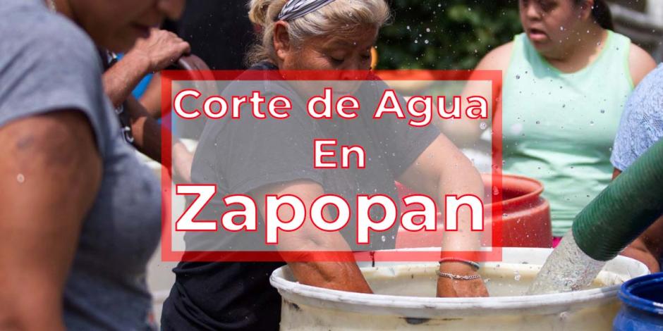 Ve la la lista de colonias que serán afectadas hoy en Zapopan por un nuevo corte de agua y la reparación de fugas.