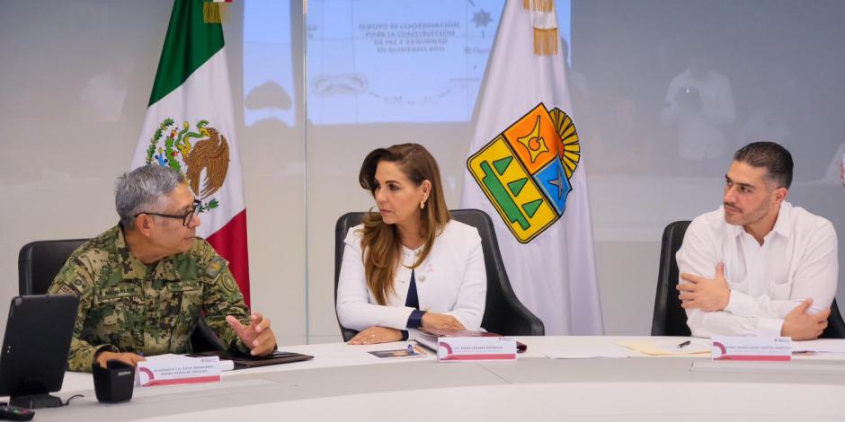 Autoridades de seguridad y la Marina delinean en Quintana Roo el plan para reducir delitos y fortalecer la paz bajo el próximo gobierno de Sheinbaum.