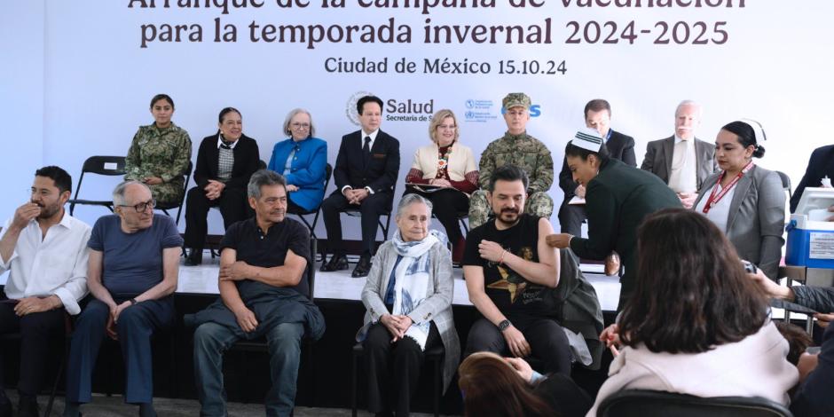 Arranca campaña de vacunación invernal contra Covid e influenza 2024-2025