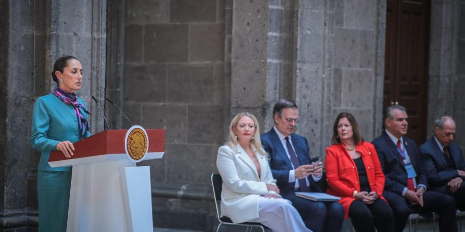 Conferencia de Claudia Sheinbaum este mediodía en Palacio Nacional.