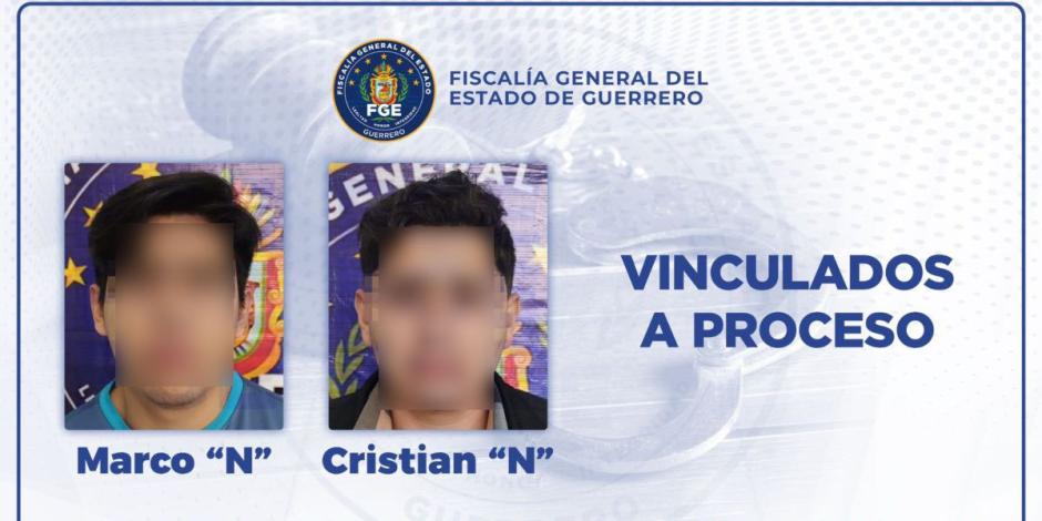 Vinculan a proceso a 2 sujetos por narcomenudeo en Taxco, Guerrero.