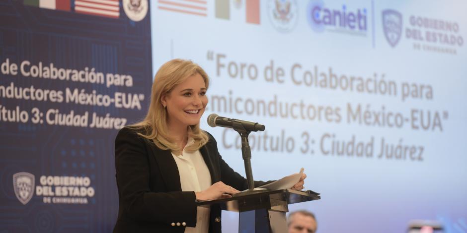 Maru Campos, gobernadora de Chihuahua.