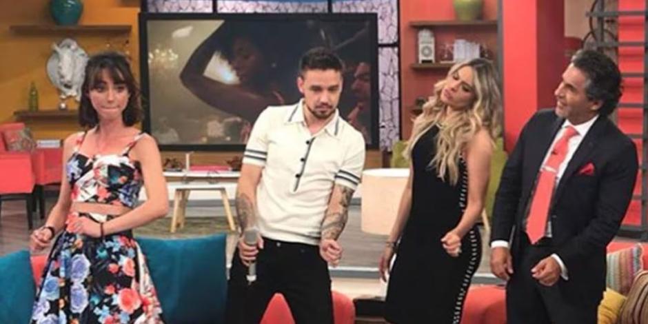 Así fue la peculiar visita de Liam Payne al programa 'Hoy' | VIDEO