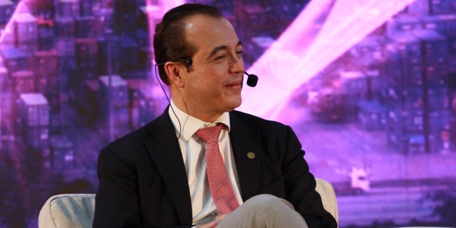 El subsecretario de Comercio Exterior, Luis Rosendo Gutíerrez en su participación en la inauguración del 30 Congreso del Comercio Exterior Mexicano