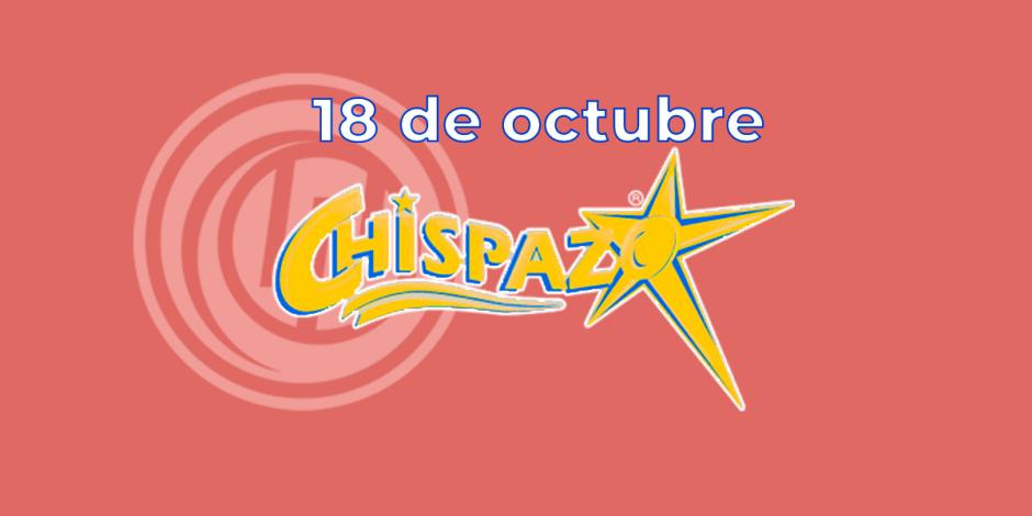 Resultados del Chispazo de hoy 18 de octubre del 2024.