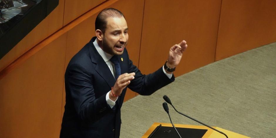 Marko Cortés pide a Claudia Sheinbaum que deje de presionar a juzgadores.