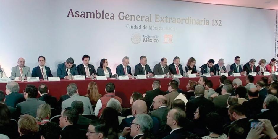 Ayer se realizó la 132 Asamblea General Extraordinaria del Infonavit.