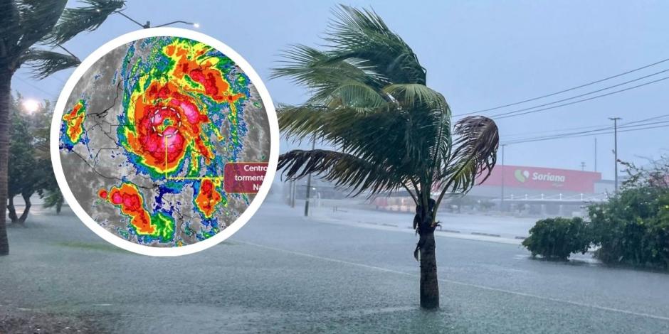 Esta es la ruta que seguirá la tormenta tropical 'Nadine'.