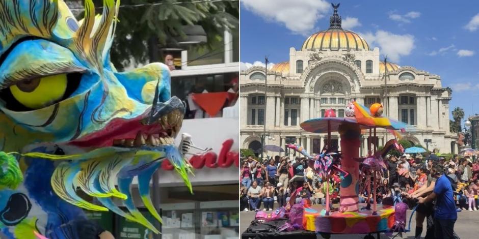 Desfile de Alebrijes en la Ciudad de México.