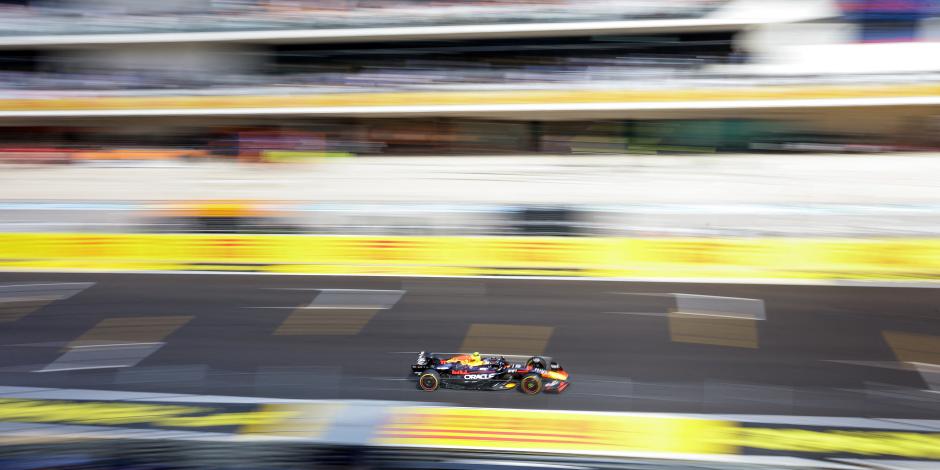 El Red Bull de Checo Pérez en el Circuito de las Américas en Austin, Texas.