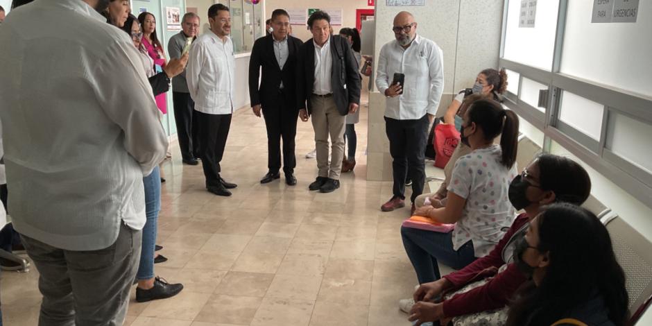 Martí Batres arranca inspección en hospitales del ISSSTE.