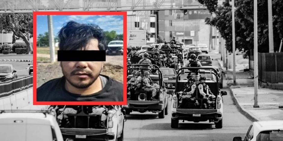 Detienen a Luis Alberto "N", presunto generador de violencia en Sinaloa.