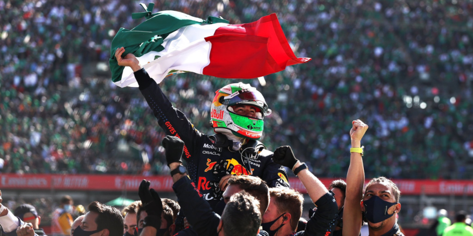 Checo Pérez en el Gran Premio de México 2021