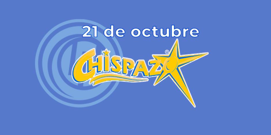 Resultados del Chispazo de hoy 21 de octubre del 2024.