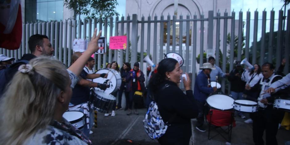 Luego de siete horas. los trabajadores retiraron del edificio del CJF al sur de CDMX.