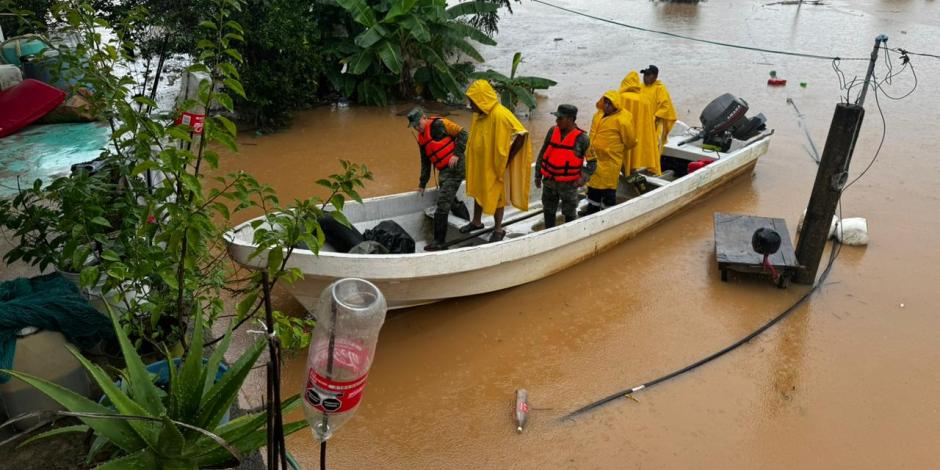 Lluvias han provocado severas inundaciones en Veracruz.