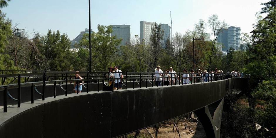 Paseo por el Bosque de Chapultepec.