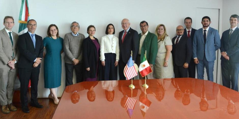 En la reunión, se presentaron los equipos de la SENER y la embajada de EU en México.