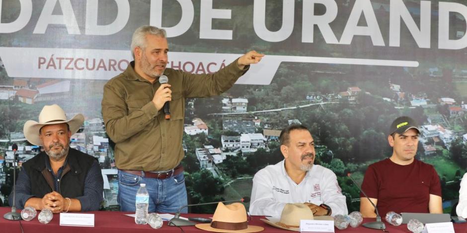 El Gobernador constitucional de Michoacán, Alfredo Ramírez Bedolla.