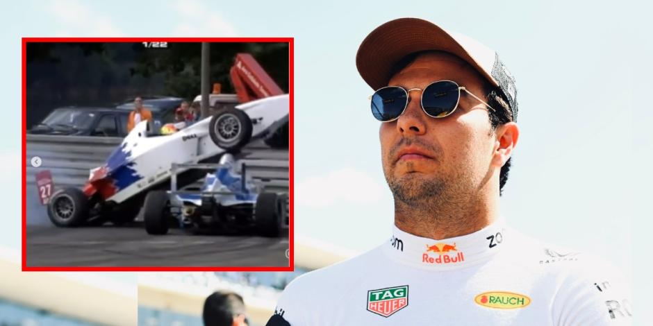 Checo Pérez casi pierde la vida por un accidente en Fórmula BMW