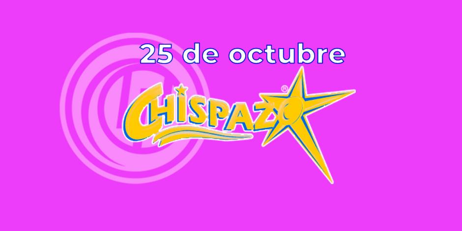 Resultados del Chispazo de hoy 25 de octubre del 2024.