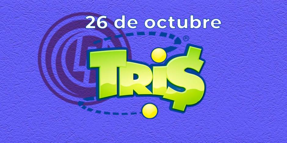 Resultados del Tris de hoy 26 de octubre del 2024.