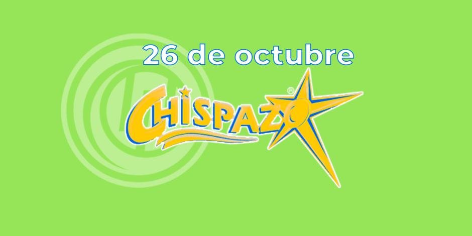 Resultados del Chispazo de hoy 26 de octubre del 2024.