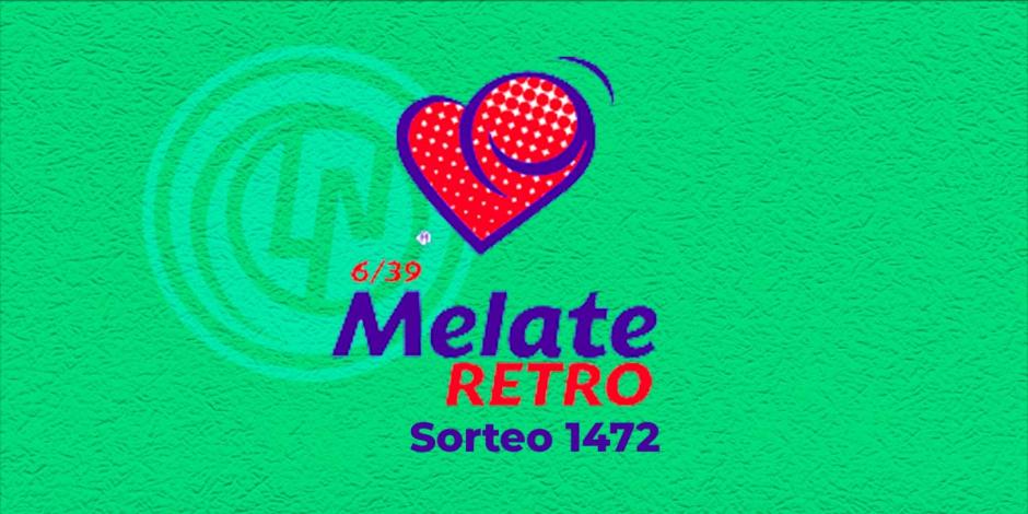 Ve los resultados del Melate Retro en su sorteo 1472, celebrado este 26 de octubre del 2024.