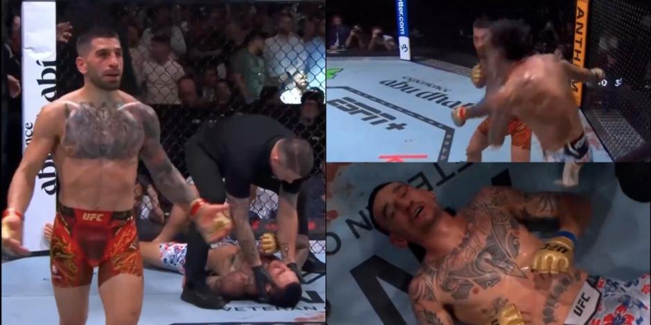 Ilia Topuria noqueó a Max Holloway en UFC 308 y defendió su campeonato de peso pluma de UFC