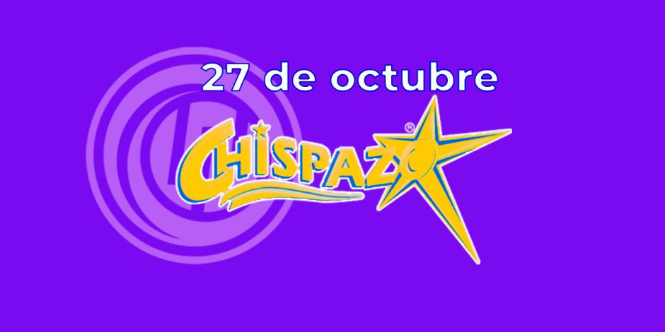 Resultados del Chispazo de hoy 27 de octubre del 2024.