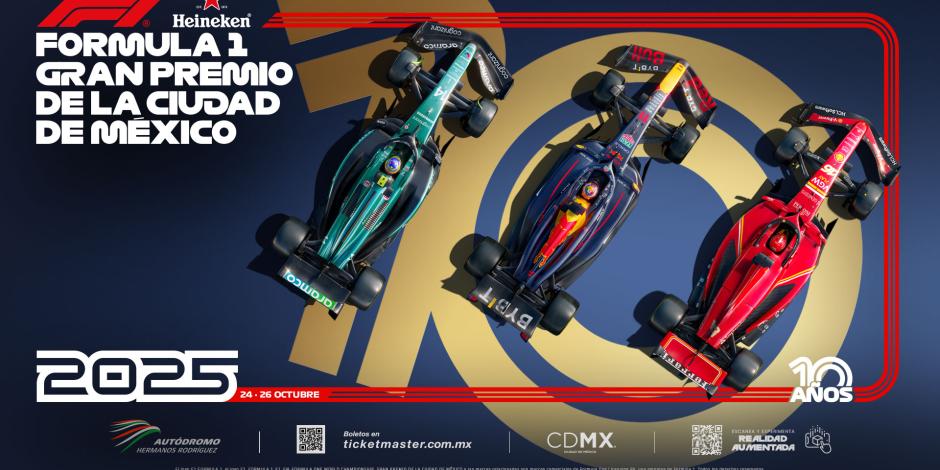 Gran Premio de México 2025 ya tiene póster oficial