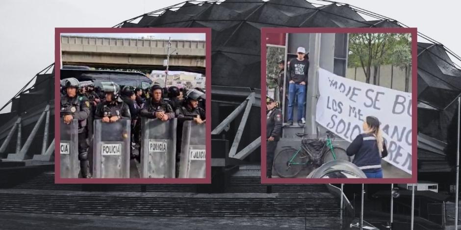 Manifestación de trabajadores del Poder Judicial.