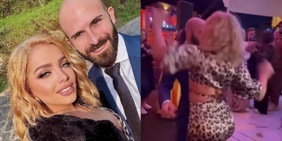 Sandra Itzel e Imanol protagonizan romántico momento en la boda de Daniela Luján