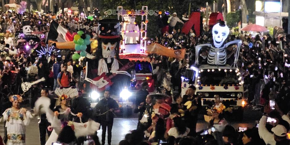 Así se llevó a cabo la Mega Procesión de Catrinas en las calles de la CDMX.