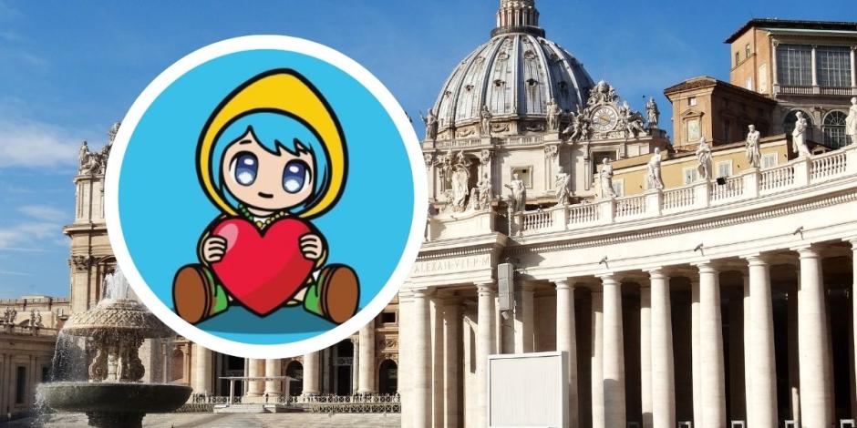 'Luce', la mascota del Vaticano.