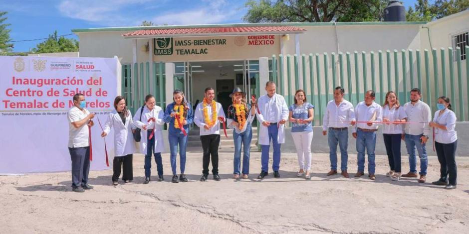 Evelyn Salgado cumple con el Año de las Obras; entrega Centro de Salud y Puente vehicular en Atenango del Río.