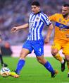 Una acción del Monterrey vs Tigres, cuartos de final de vuelta del Clausura 2024 de la Liga MX