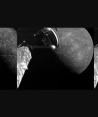 Imágenes de Mercurio tomadas este 19 de junio de 2023 por la nave BepiColombo.