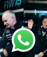 Mercedes implementa WhatsApp en su nuevo monoplaza