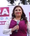 Clara Brugada, candidata a Jefa de Gobierno,
