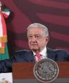 Presidente López Obrador en conferencia matutina.