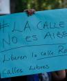 Vecinos de la Cuauhtémoc protestaron contra los campamentos, en abril pasado.