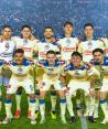 Jugadores del América antes de la final de ida ante Cruz Azul del Clausura 2024 de la Liga MX