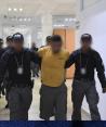 Bulmaro “N”, luego de haber sido detenido por autoridades de Morelos y del Estado de México.