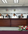 El quinto foro de los Diálogos Nacionales para las reformas al PJ se celebró ayer, en Veracruz.