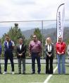 La nueva cancha de futbol rápido del CBT Huixquilucan fue inaugurada por la presidenta municipal, Romina Contreras.